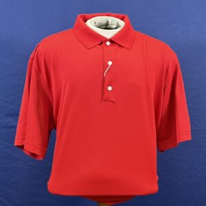 Red Cotton Polo (XL)